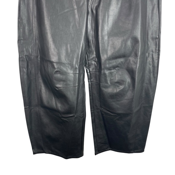 We The Free | Black Good Luck Vegan Barrel Trousers New - Picture 4 of 12